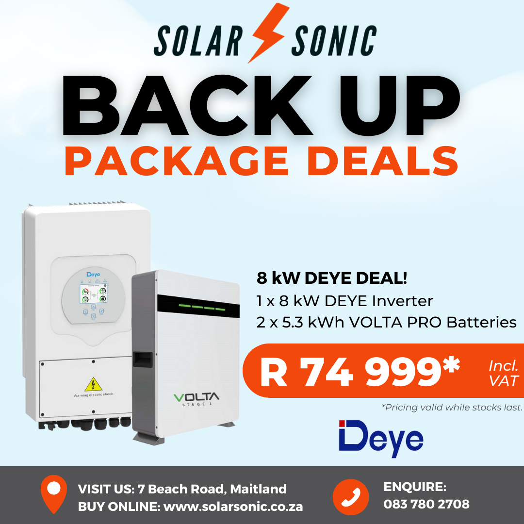 Residential Package Deals – Solar Sonic (PTY) LTD