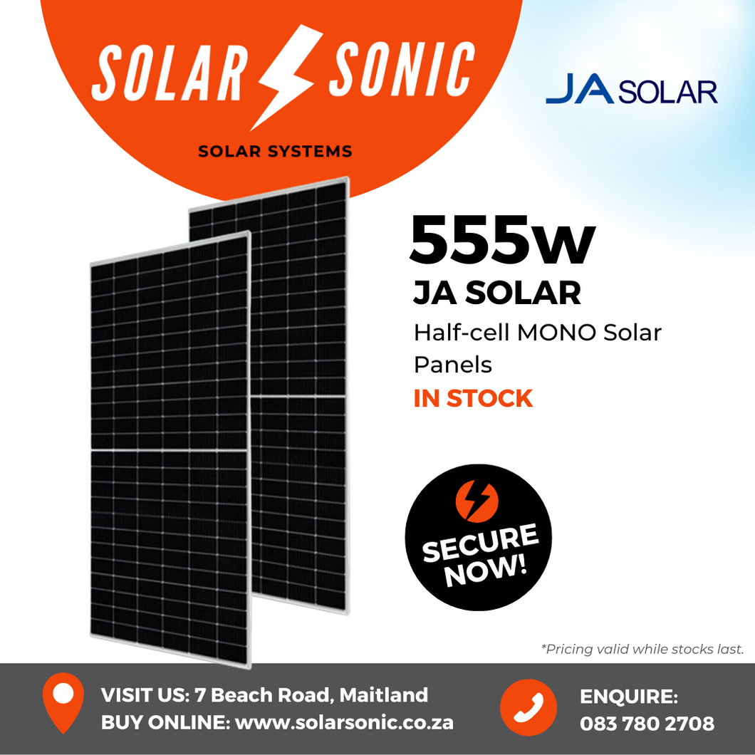 JA Solar 144 cell 555 w Mono PV Module